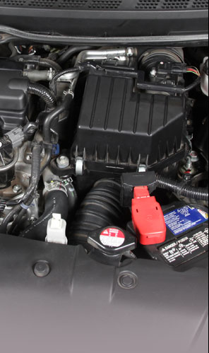 Honda Civic Air Filter Installed