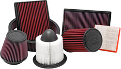 Cotton, Reusable Synthetic and Paper Air Filters